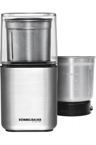 Rommelsbacher EGK 200 Spice Coffee Grinder 200 watt 70gr stainless steel silver