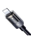 Mcdodo CA-3140 Auto Power Off USB-A to Lightning Transparent Data Cable 1.2m black Mcdodo CA-3140 Auto Power Off USB-A to Lightning Transparent Data Cable 1.2m black