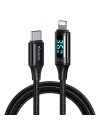 Mcdodo CA-1030 Digital Dispaly 36W Type-C to Lightning  Data Cable 1.2m Black