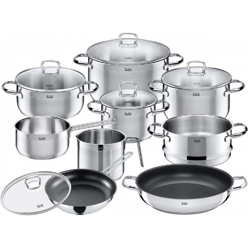 Silit Cookware Set Toskana 10pcs stainless steel (7116001669)