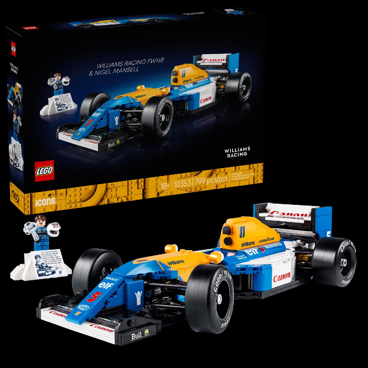 LEGO®  Icons Williams Racing FW14B & Nigel Mansell (10353)