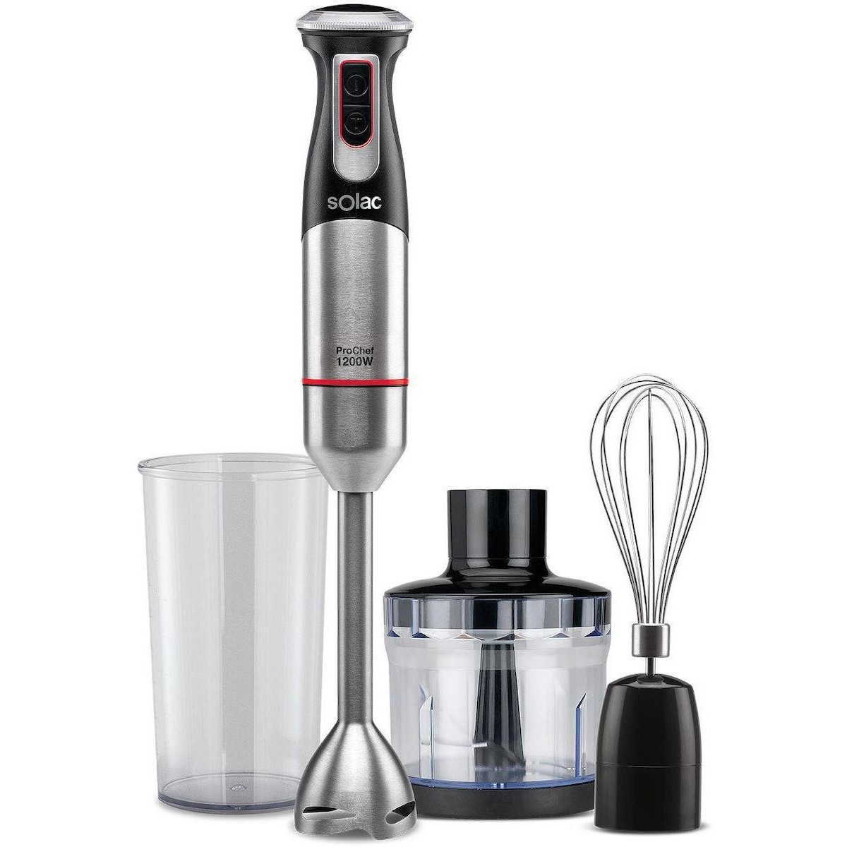 Solac BA5609 Pro Chef set Ραβδομπλέντερ 1200 watt black inox