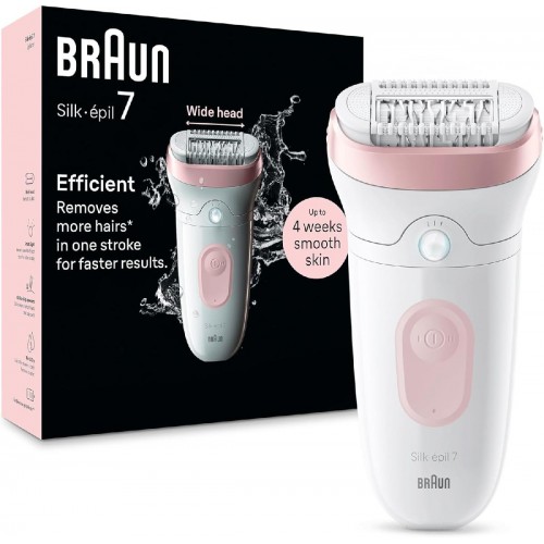 Braun Silk-epil 7 SE7-000 epilator White/Flamingo Pink