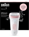 Braun Silk-epil 7 SE7-000 epilator White/Flamingo Pink