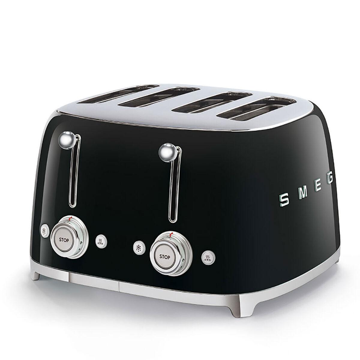 Smeg TSF03BLEU Φρυγανιέρα 4 Θέσεων 2000 watt black