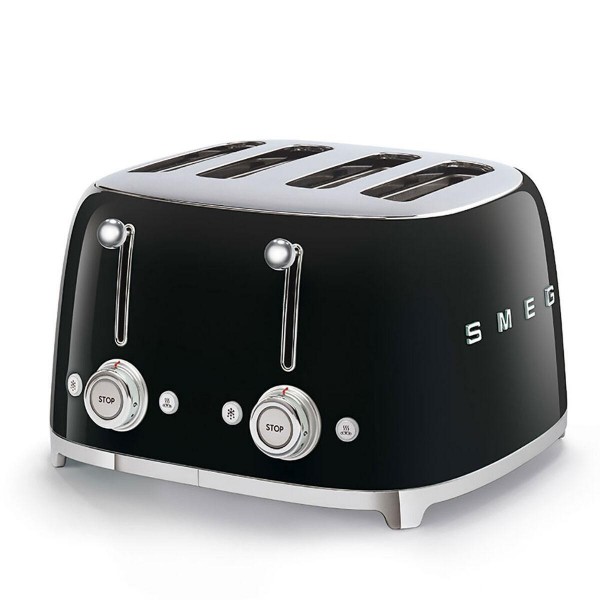 Smeg TSF03BLEU Φρυγανιέρα 4 Θέσεων 2000 watt black