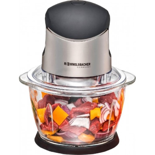 Rommelsbacher MZ 400 Multi Food Chopper 400 watt 1lt stainless steel black