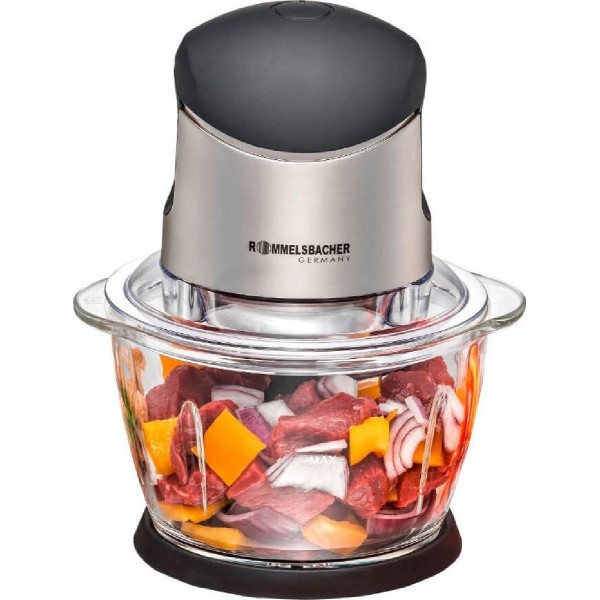 Rommelsbacher MZ 400 Multi Food Chopper 400 watt 1lt stainless steel black
