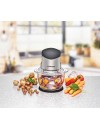 Rommelsbacher MZ 400 Multi Food Chopper 400 watt 1lt stainless steel black
