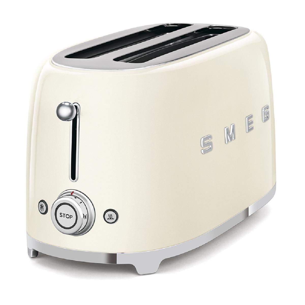 Smeg TSF02CREU Φρυγανιέρα 4 Θέσεων 1500 watt cream