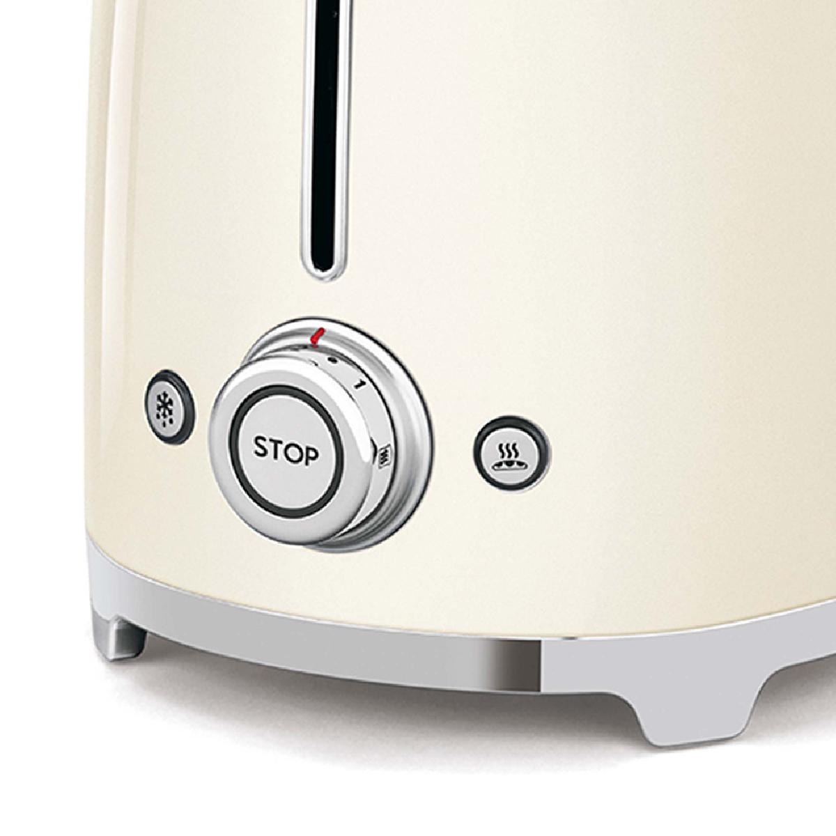 Smeg TSF02CREU Φρυγανιέρα 4 Θέσεων 1500 watt cream