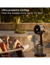Shark FA300EU FlexBreeze Promist Υβρυδικός Ανεμιστήρας Υδρονέφωσης Anthracite
