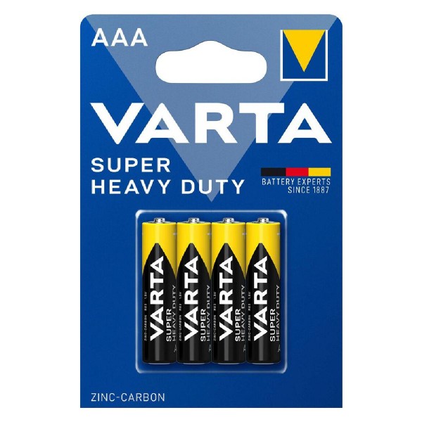 Varta Super Heavy Duty Battery Micro AAA  1.5V 4-pack