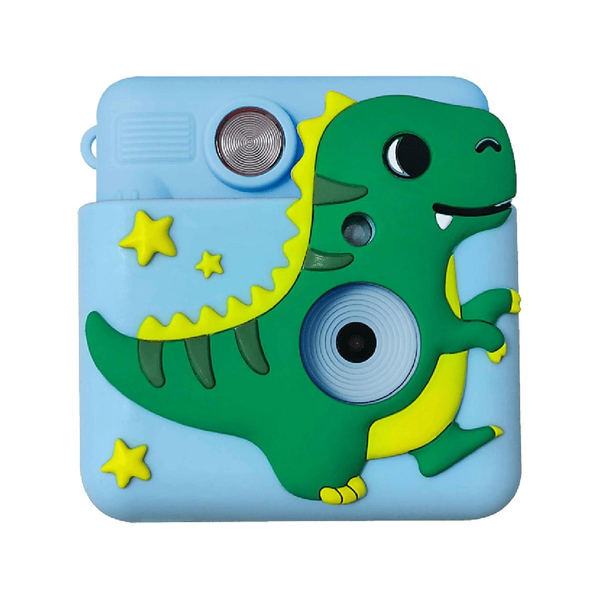 Denver KPC-1363BU kids print camera with funny silicone cover and thermal print function blue