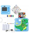 Denver KPC-1363BU kids print camera with funny silicone cover and thermal print function blue