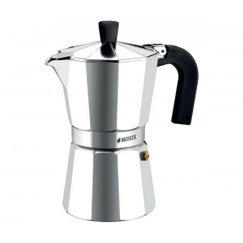 Monix Vitro Express 3 coffee espresso pot 3 cups inox