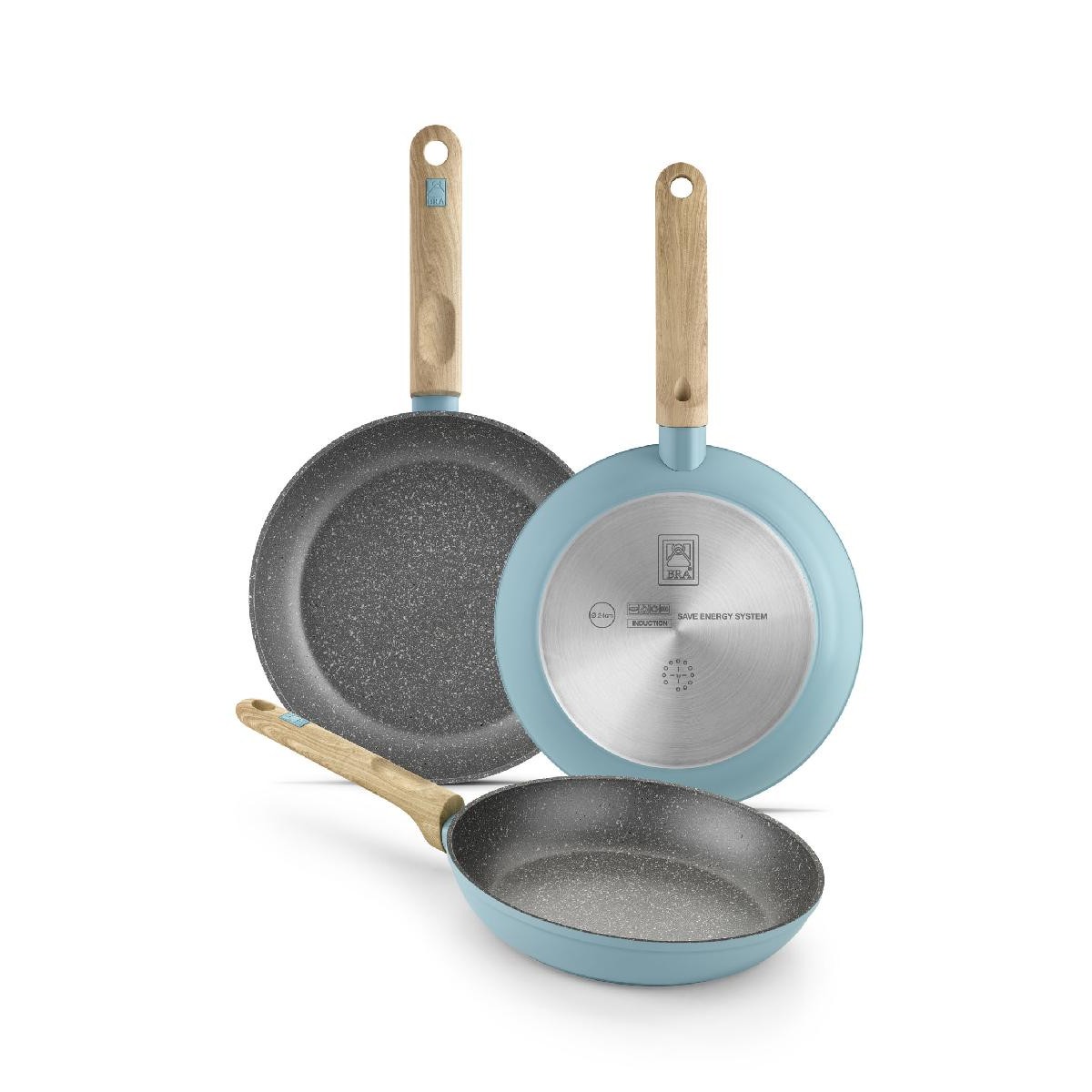BRA Nordik set 3 τεμάχια τηγάνια 20/24/28cm