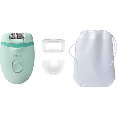Philips Satinelle Essential BRE265/00 Αποτριχωτική μηχανή green