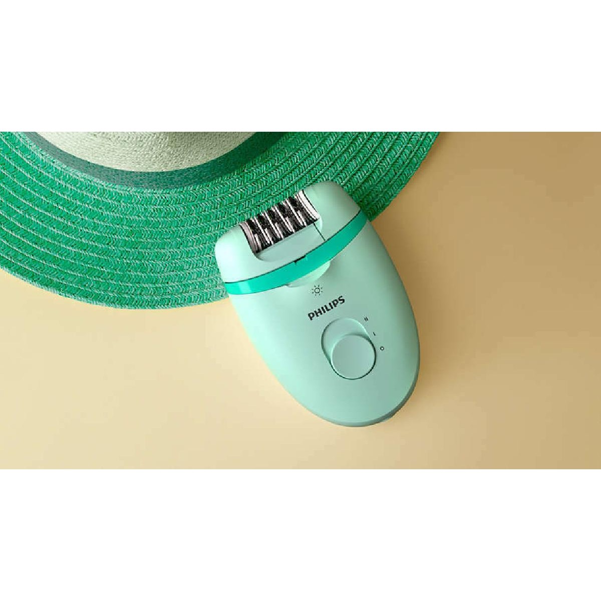 Philips Satinelle Essential BRE265/00 Αποτριχωτική μηχανή green