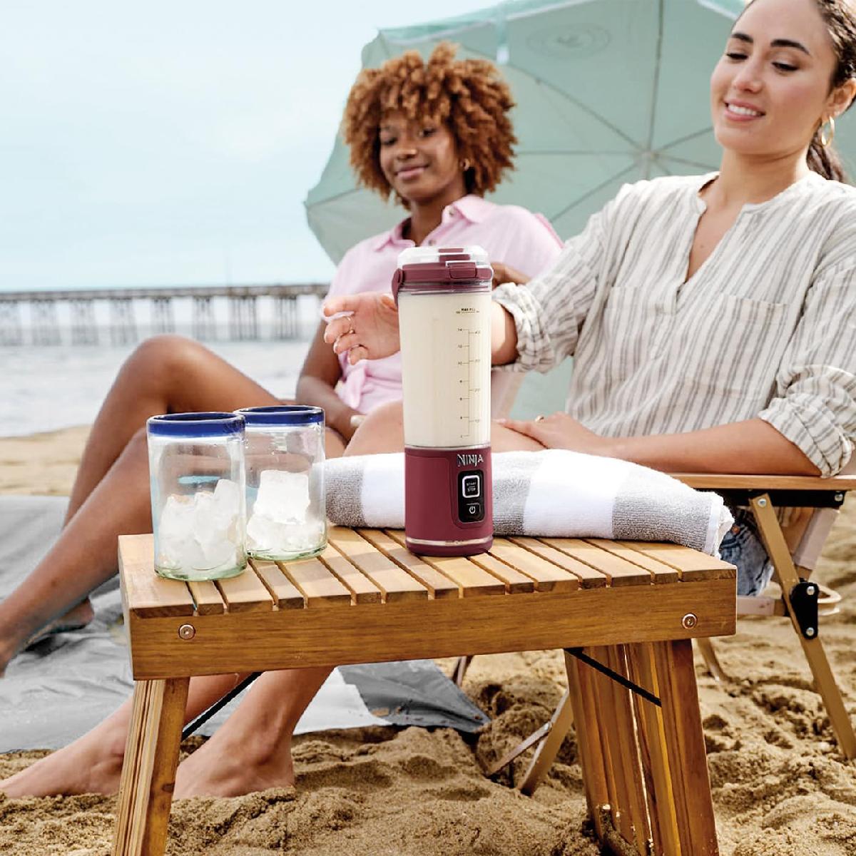 NINJA BC151EUCR Portable USB-C Rechargeable Wireless Blender 530ml red