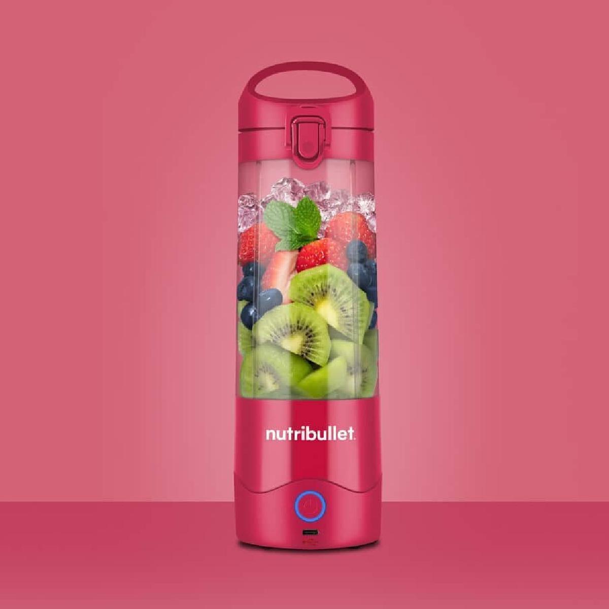 NutriBullet NBP003MA portable rechargable blender  0.47lt magenta
