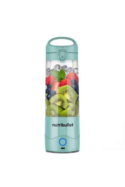 NutriBullet NBP003LBL portable rechargable blender  0.47lt Light blue