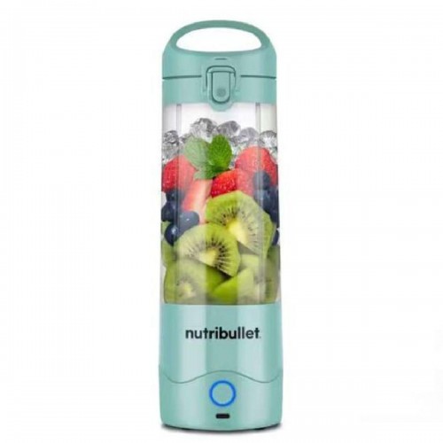 NutriBullet NBP003LBL portable rechargable blender  0.47lt Light blue