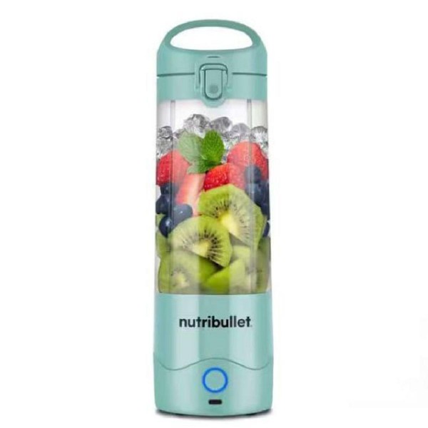 NutriBullet NBP003LBL portable rechargable blender  0.47lt Light blue