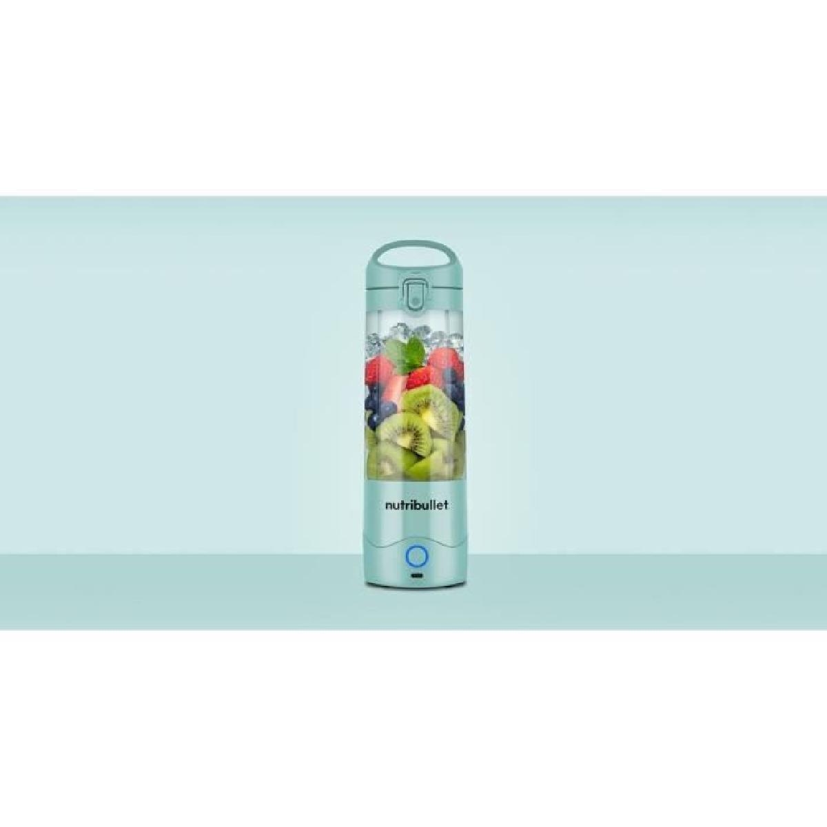 NutriBullet NBP003LBL portable rechargable blender  0.47lt Light blue