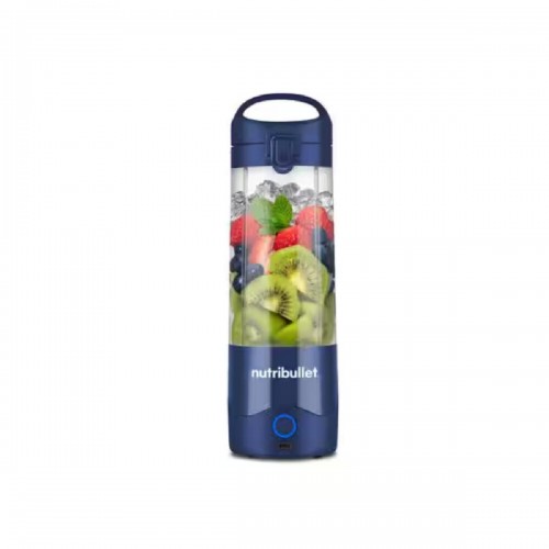 NutriBullet NBP003NBL portable rechargable blender  0.47lt navy blue