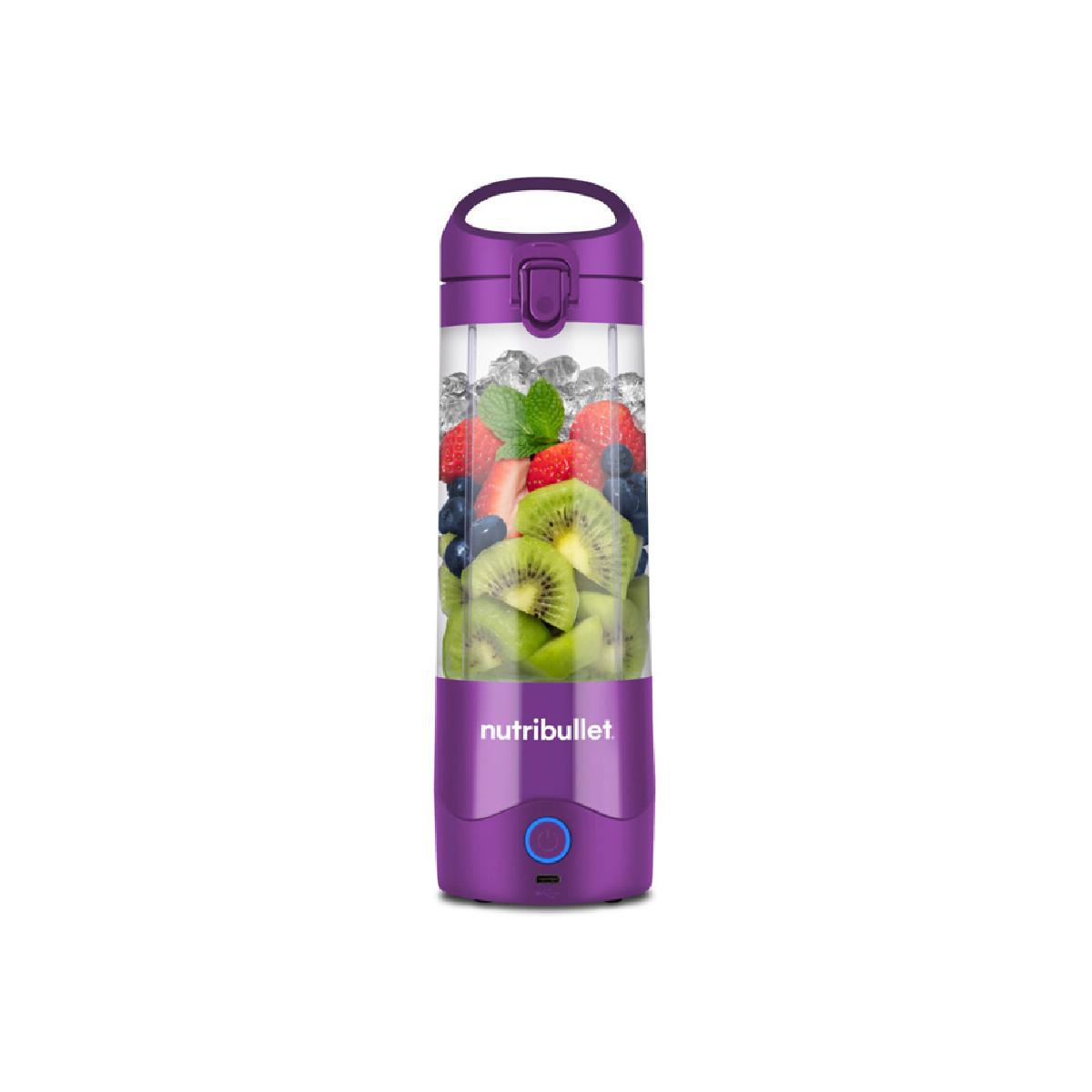 NutriBullet NBP003PU portable rechargable blender  0.47lt violet