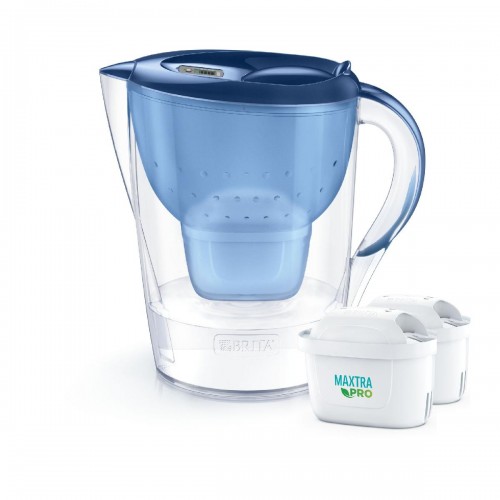 Brita Marella XL Κανάτα Σερβιρίσματος με 2 Φίλτρα 3.5lt , Blue  (136222)