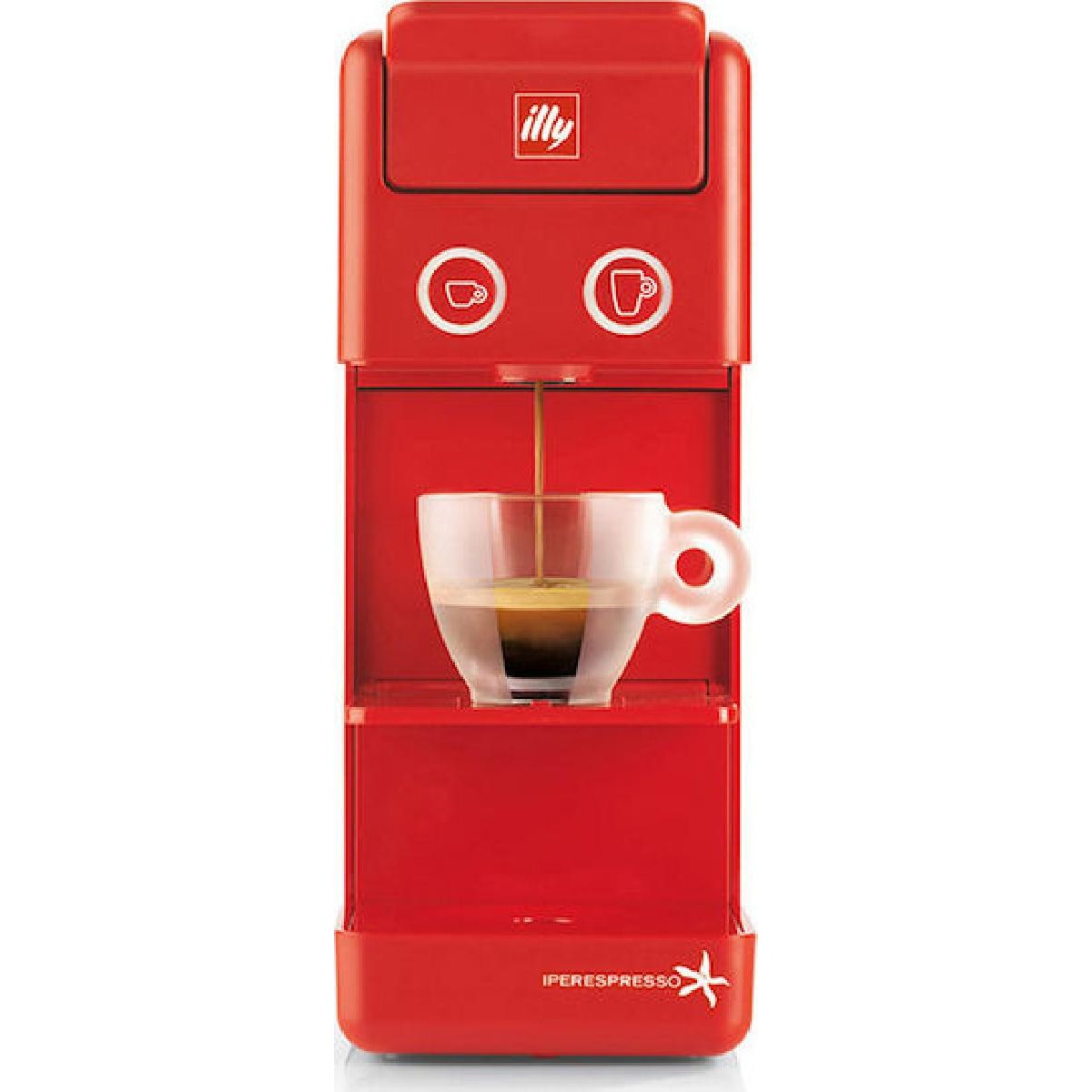illy Iperespresso Y3.3 Καφετιέρα Espresso για Kάψουλες Illy iperEspresso Red