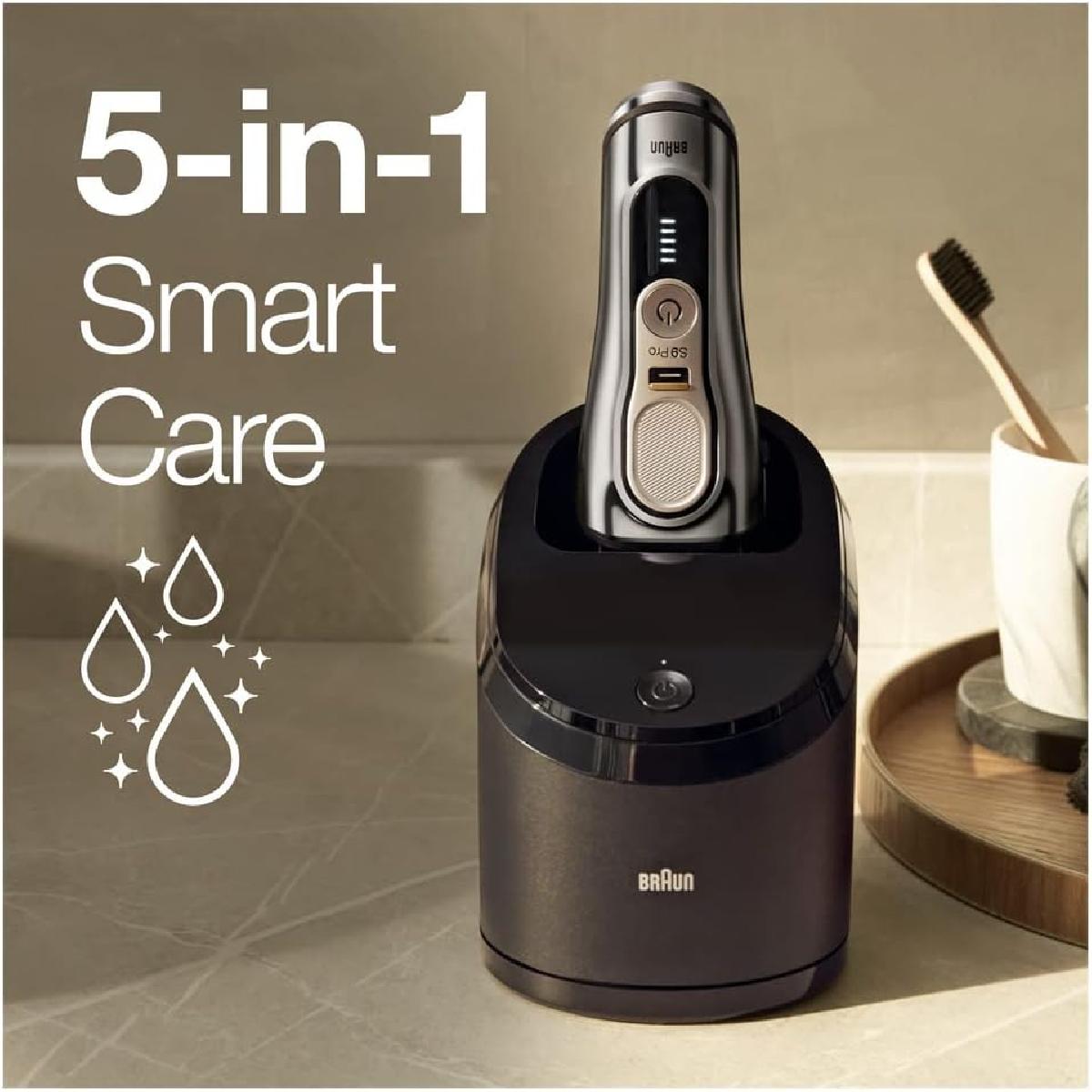 Braun 9486cc Series 9 Pro Electric Shaver Wet & Dry, Chrome