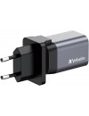 Verbatim GNC-35 GaN Charger 2 Port 35 watt USB A/type-c gray