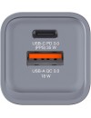 Verbatim GNC-35 GaN Charger 2 Port 35 watt USB A/type-c gray