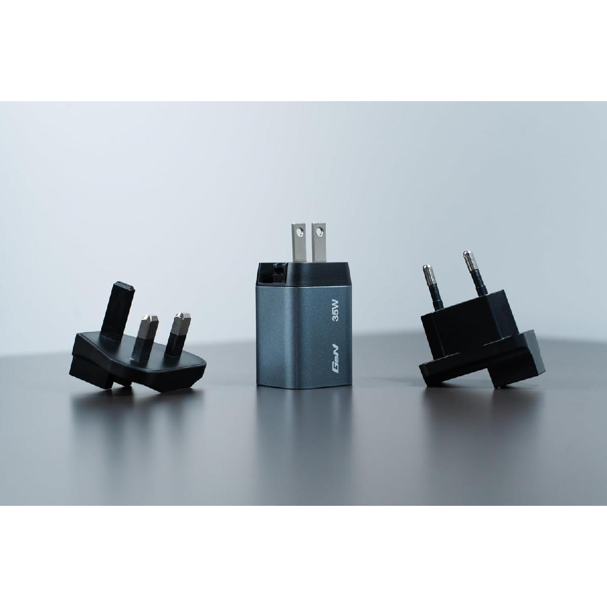 Verbatim GNC-35 GaN Charger 2 Port 35 watt USB A/type-c gray