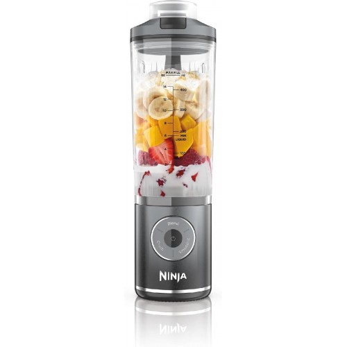 NINJA Blast Max BC251EUGY Portable USB-C Rechargeable Wireless Blender 570ml Cool Grey