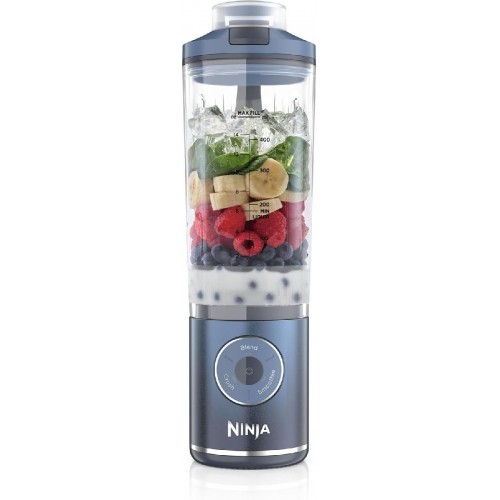 NINJA Blast Max BC251EUNV Portable USB-C Rechargeable Wireless Blender 570ml Navy Blue