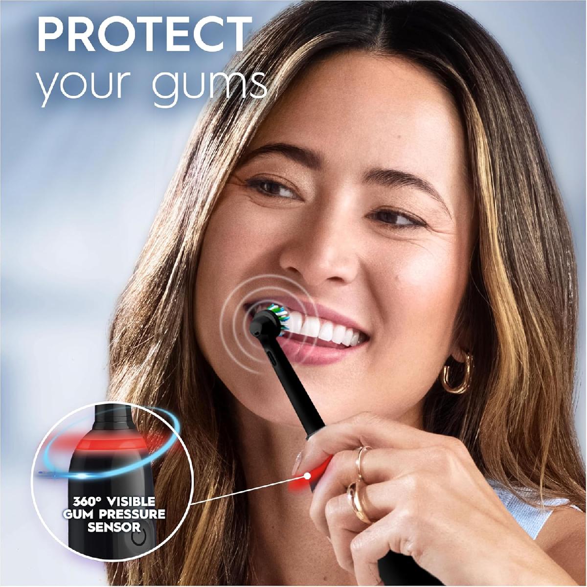 Oral-B Pro 3 3900 Black white Ηλεκτρική οδοντόβουρτσα duo edition