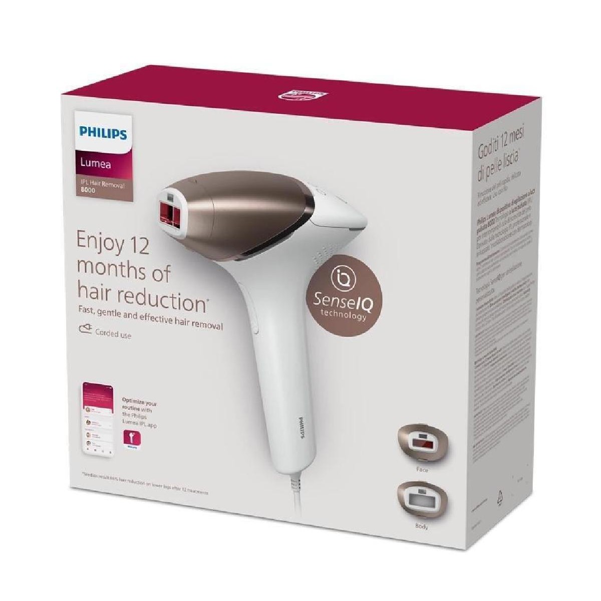 Philips BRI945/00 Lumea Prestige IPL epilator white