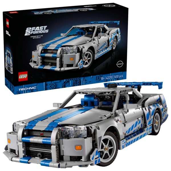 LEGO® Technic 2 Fast 2 Furious Nissan Skyline GT-R (R34) (42210)