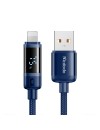 Mcdodo CA-5001 Digital Display USB-A to Lightning Data Cable 1.2m 
 blue Mcdodo CA-5001 Digital Display USB-A to Lightning Data Cable 1.2m 
 blue