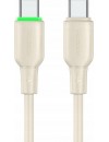 Mcdodo CA-4770 Type-C to Type-C PD 65 watt Data Cable with LED Light 1.2m beige
