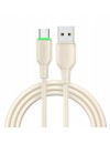 Mcdodo CA-4750 USB-A to Type-C 6A Data Cable with LED Light 1.2m beige