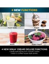 Ninja CREAMi XL Deluxe NC502EU Ice Cream & Frozen Dessert Maker 0.709lt με 2 Δοχεία silver