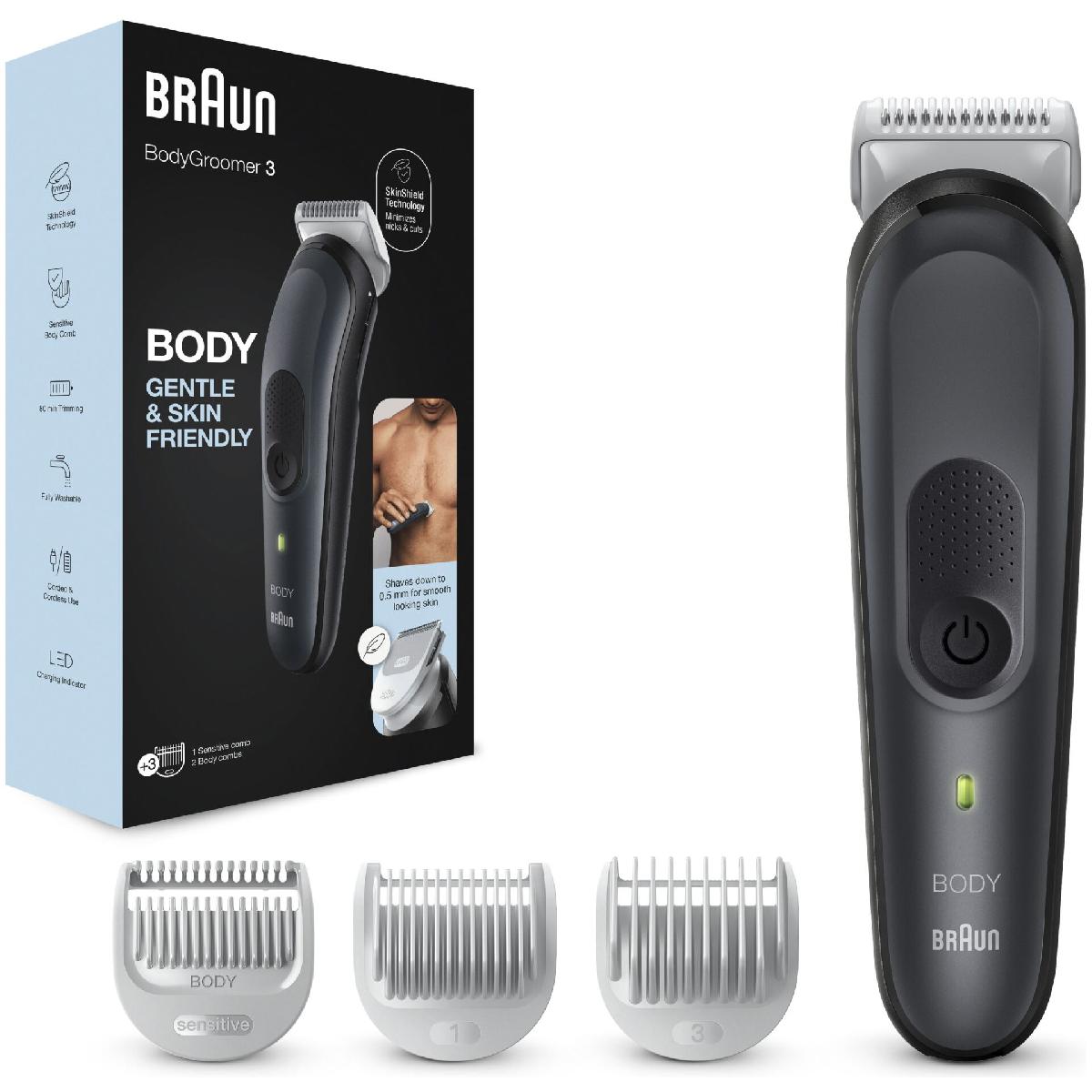 Braun Ξυριστική Μηχανή Σώματος  BG 3340 BodyGroomer