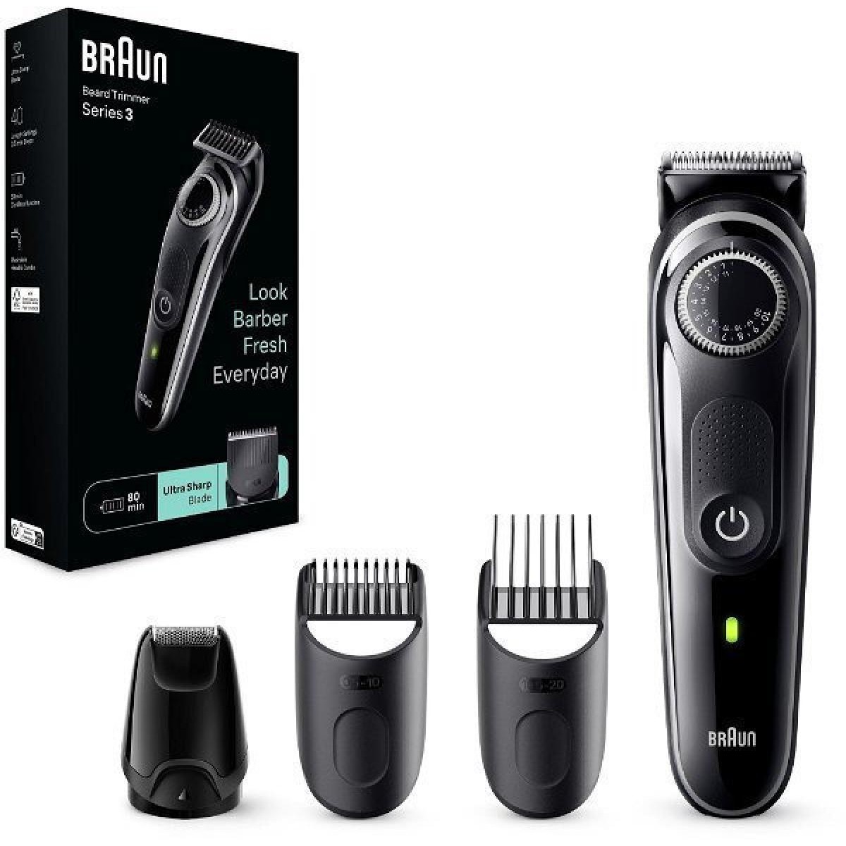 Braun BT3440 beard 3 trimmer black