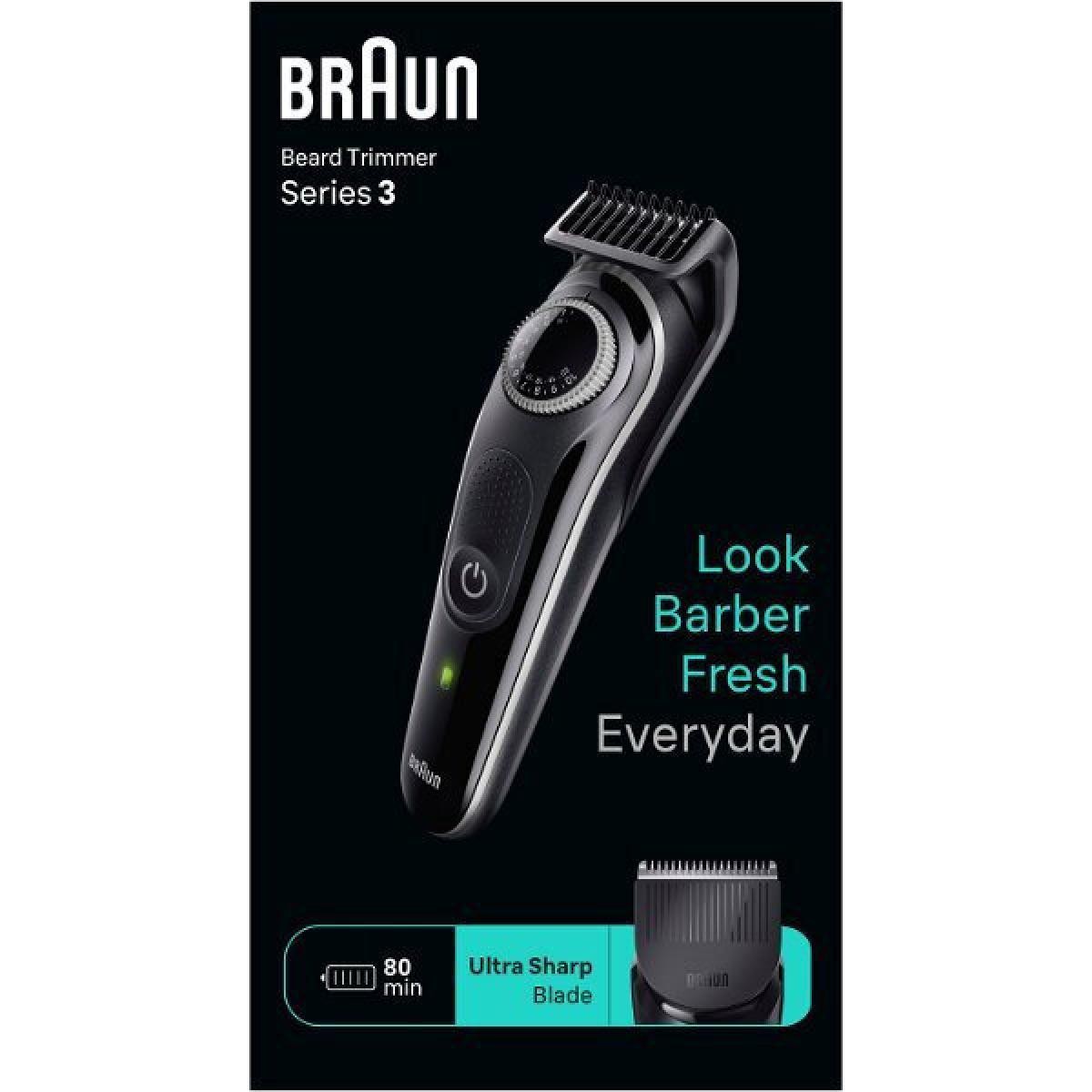 Braun BT3440 beard 3 trimmer black