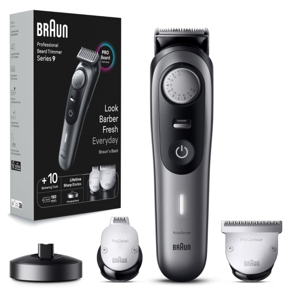 Braun Series 9 BT9421 professional Beard  Trimmer gray